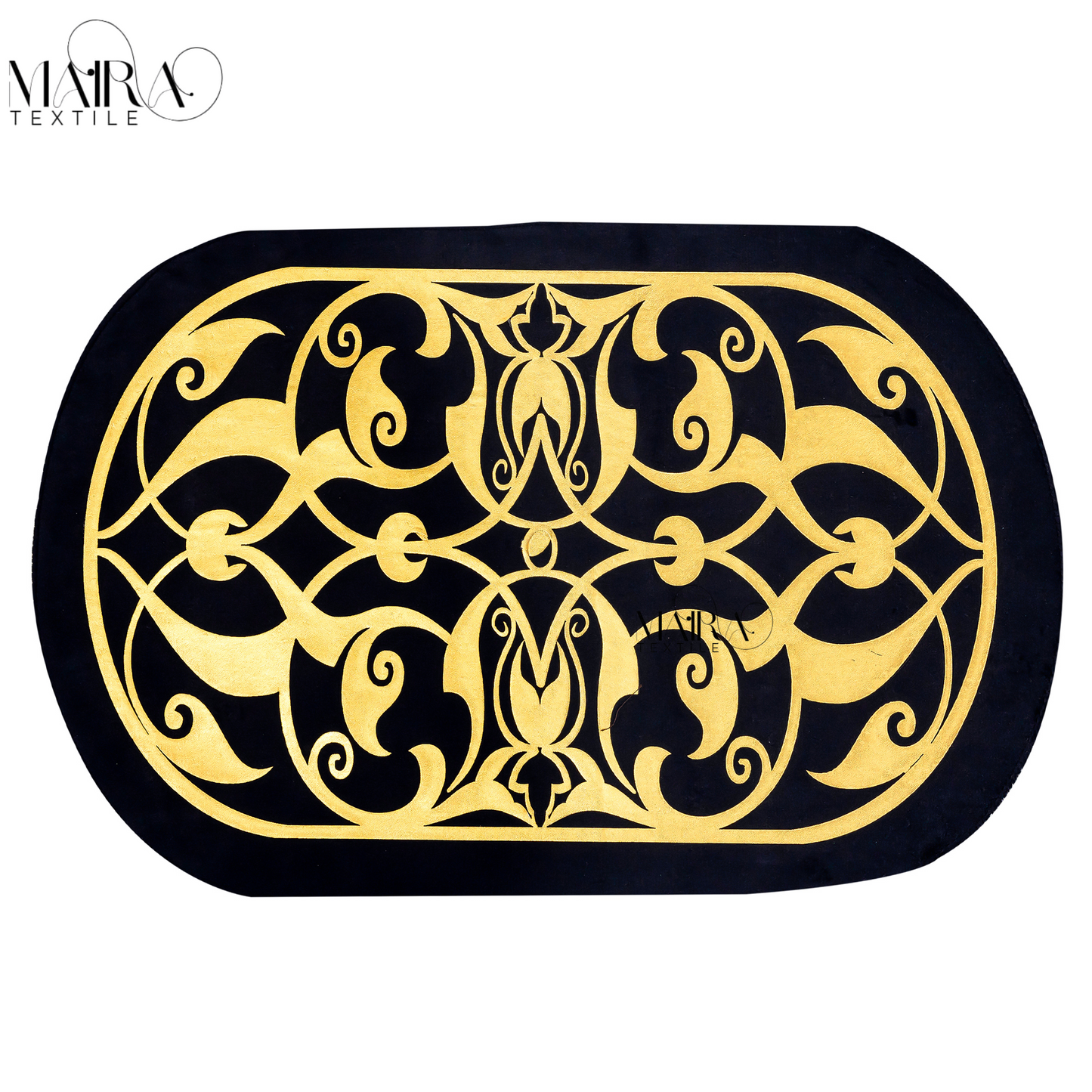 Regal Crest Charcoal Gold Table Set