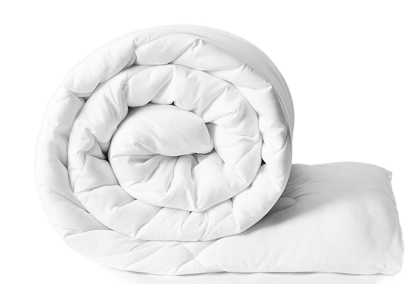 300 GSM Macrofibre Queen Size Warm Duvet Winter Quilt Comforter Blanket Razai Warm Sleep (90x100-inch/2.28x2.54 Metres, White)