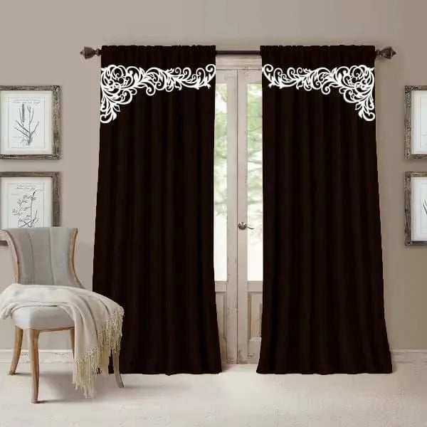 Velvet Curtain 2 PC's