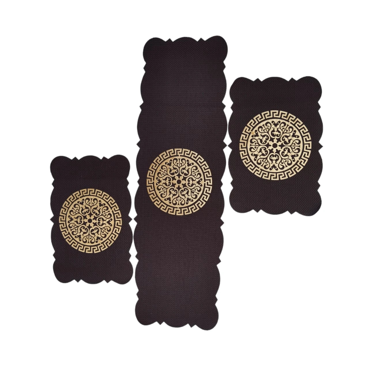Jute Table Runner 3pcs set