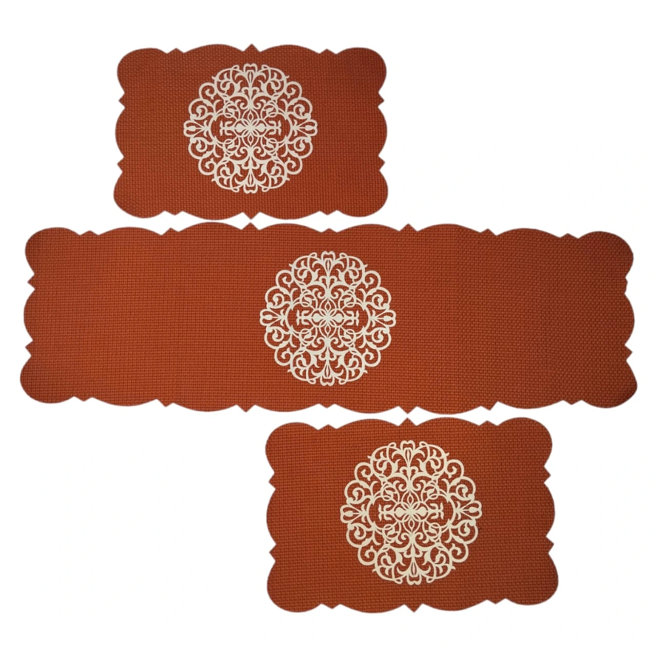 Jute Table Runner 3pcs set