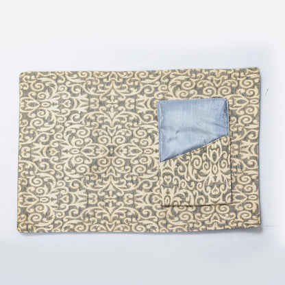 Rustic Linen Damask Set
