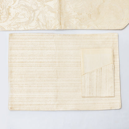 Champagne Embossed Luxe Set