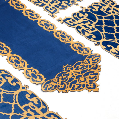 Classic Blue Dining Table Runner Set 8/6/4 pcs– New Arrival 2026