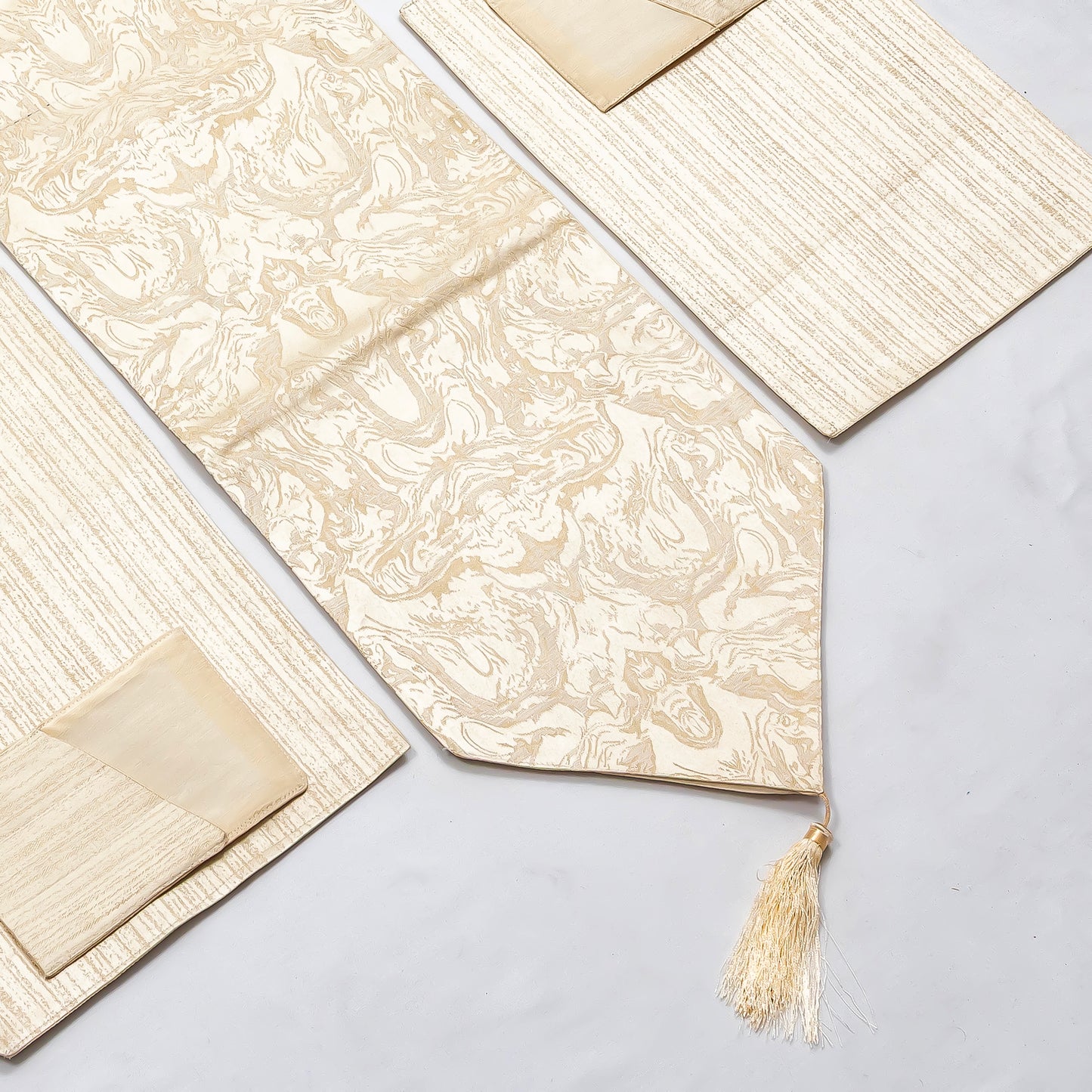 Champagne Embossed Luxe Set