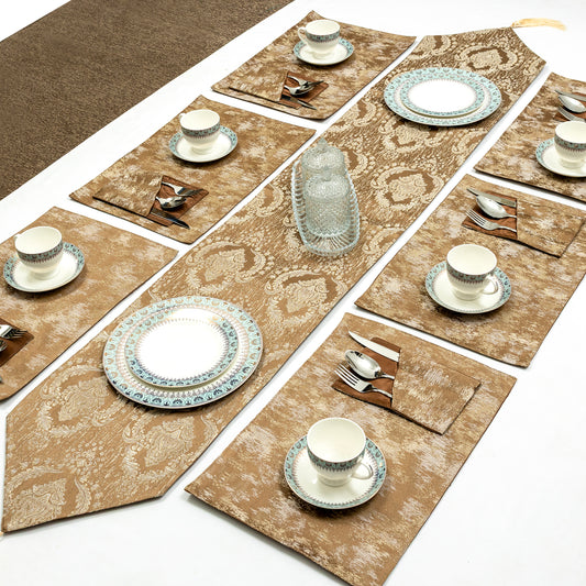 Charcoal Damask Heritage Set