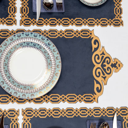 Elegant Grey Table Runner Set (8/6/4 Pieces) – New Collection