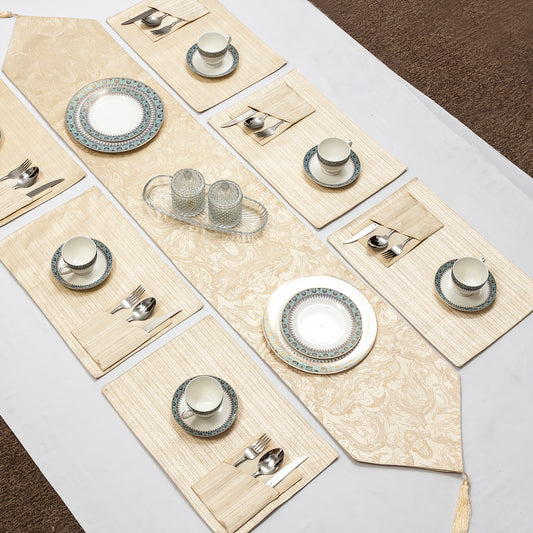 Champagne Embossed Luxe Set