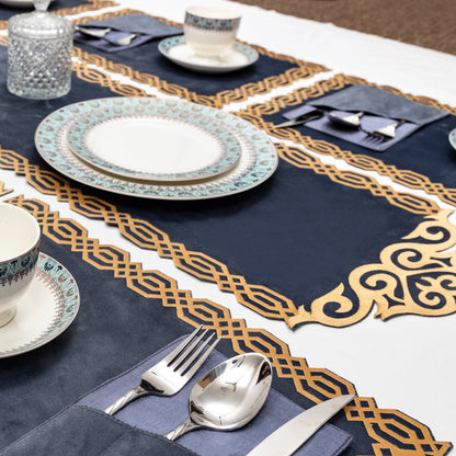 Elegant Grey Table Runner Set (8/6/4 Pieces) – New Collection