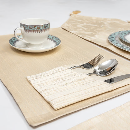 Champagne Embossed Luxe Set