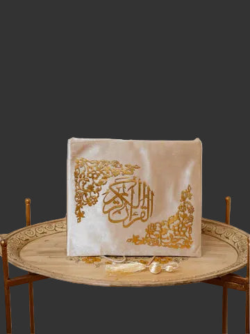 Luxury Quran Cover | Islamic Ghilaf | Premium Juzdan for Holy Quran