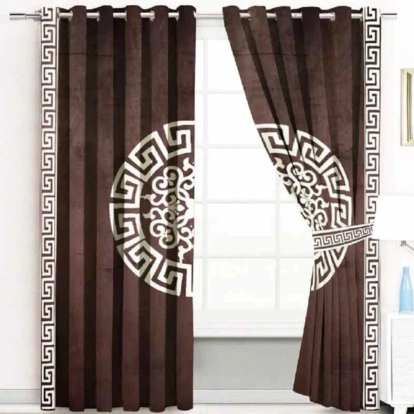 2 Pieces Premium splendid velvet curtain Panels & 2 Belts