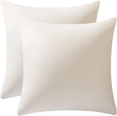 Off White  Plain Velvet Cushion Cover Each Price 220