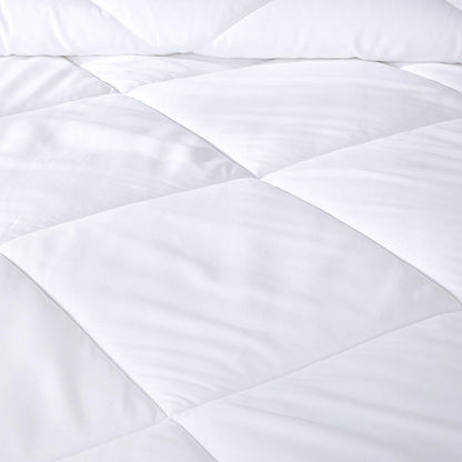 300 GSM Macrofibre Queen Size Warm Duvet Winter Quilt Comforter Blanket Razai Warm Sleep (90x100-inch/2.28x2.54 Metres, White)