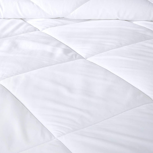 300 GSM Macrofibre Queen Size Warm Duvet Winter Quilt Comforter Blanket Razai Warm Sleep (90x100-inch/2.28x2.54 Metres, White)