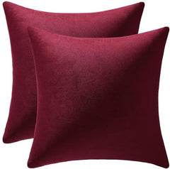 Maroon Plain Velvet Cushion Cover Each Price 230