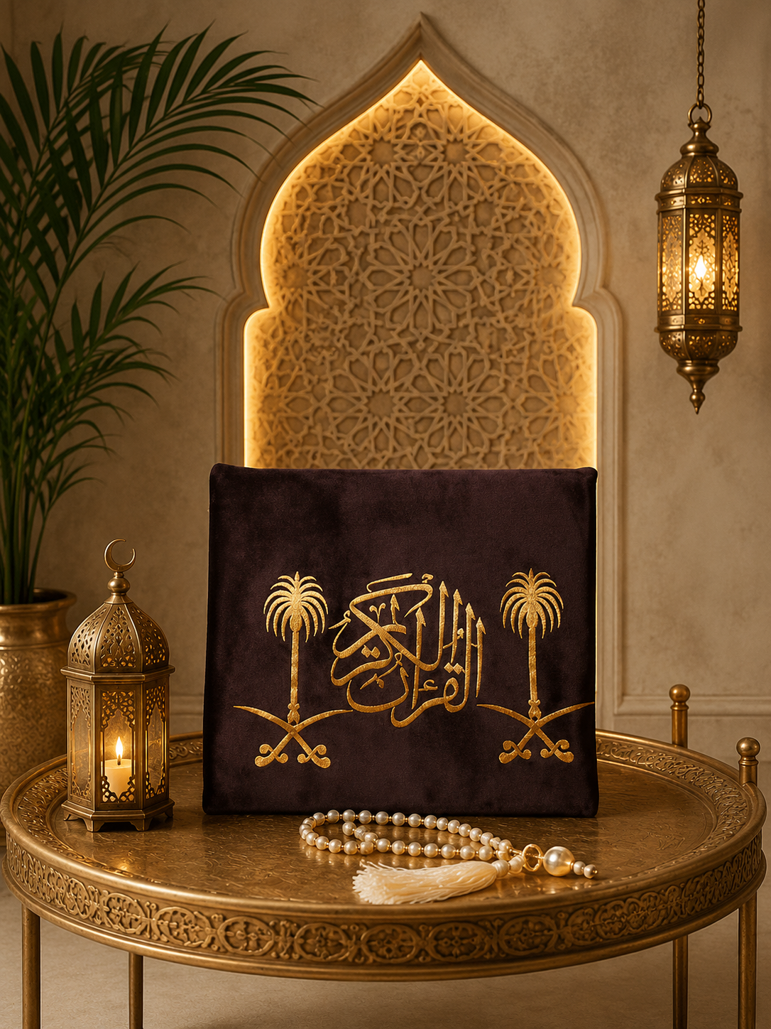 Luxury Quran Cover | Islamic Ghilaf | Premium Juzdan for Holy Quran