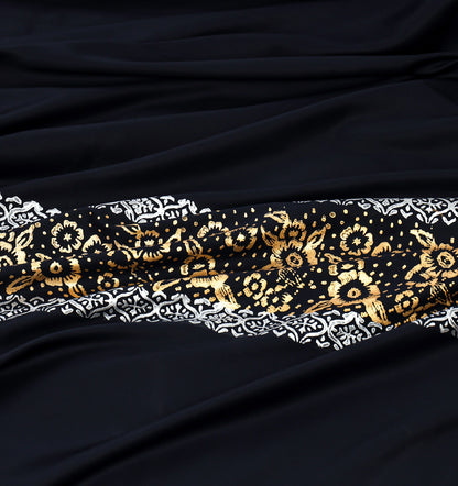 Black & Gold Bridal Comforter Set – 8 Pieces