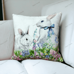 Rabbit Decorative Digital Cushion Cover - Maira Textile