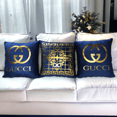 CHANEL Velvet Cushion Cover, (Each Price Rs 450) Size 16+16 inch - Maira Textile