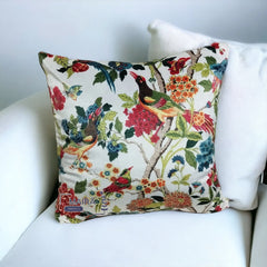 Flower Digital Print Velvet Cushion Cover Beautiful Design Size 16*16 Inch