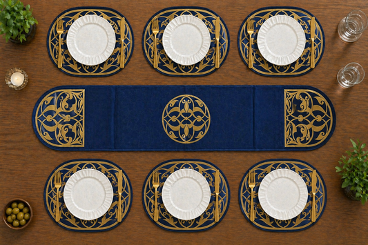 Sapphire Imperial Medallion Set Blue