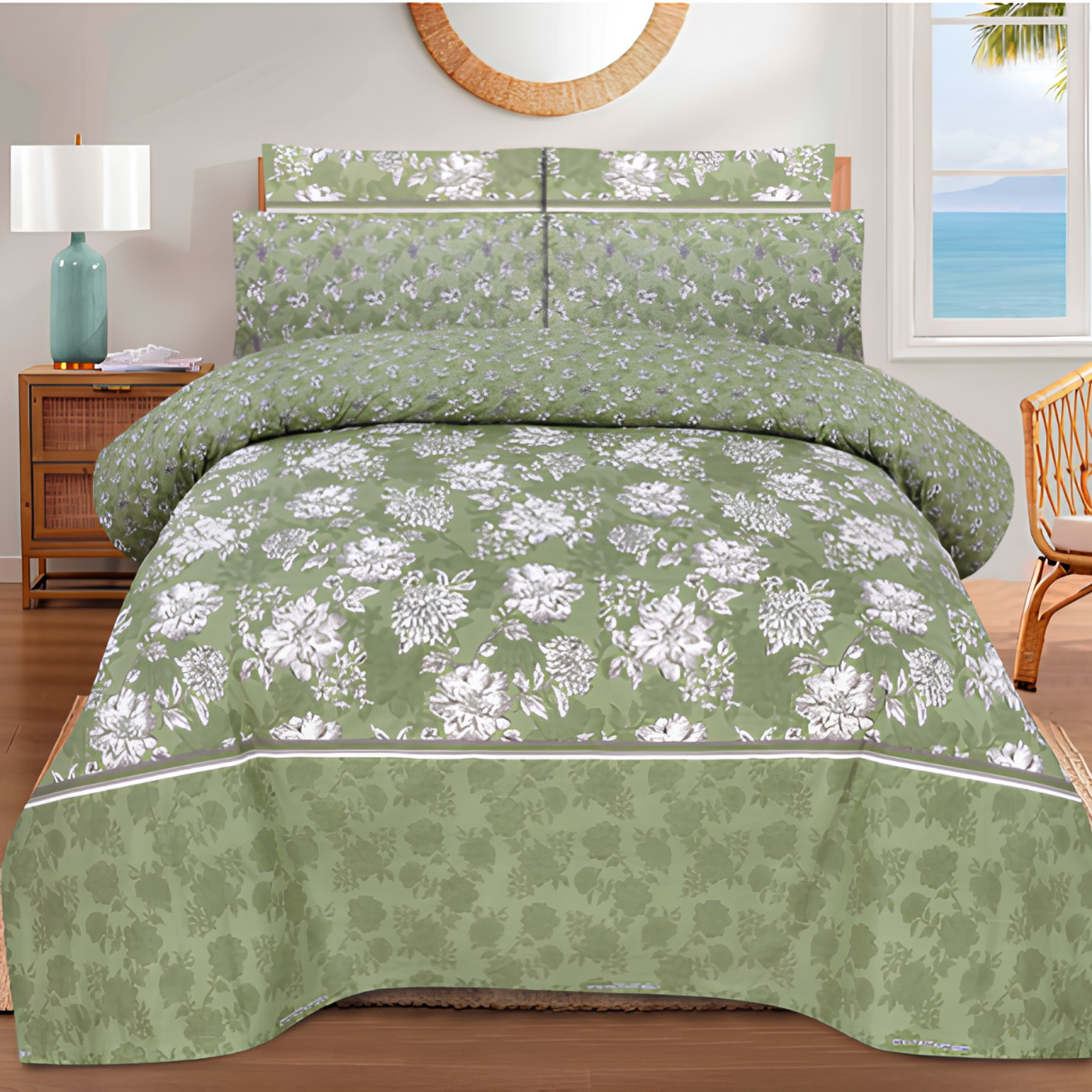 Premium Cotton King Size Bedsheet – Soft & Comfortable