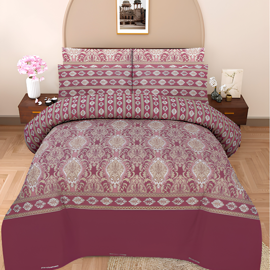 100% Cotton King Size Bedsheet Set