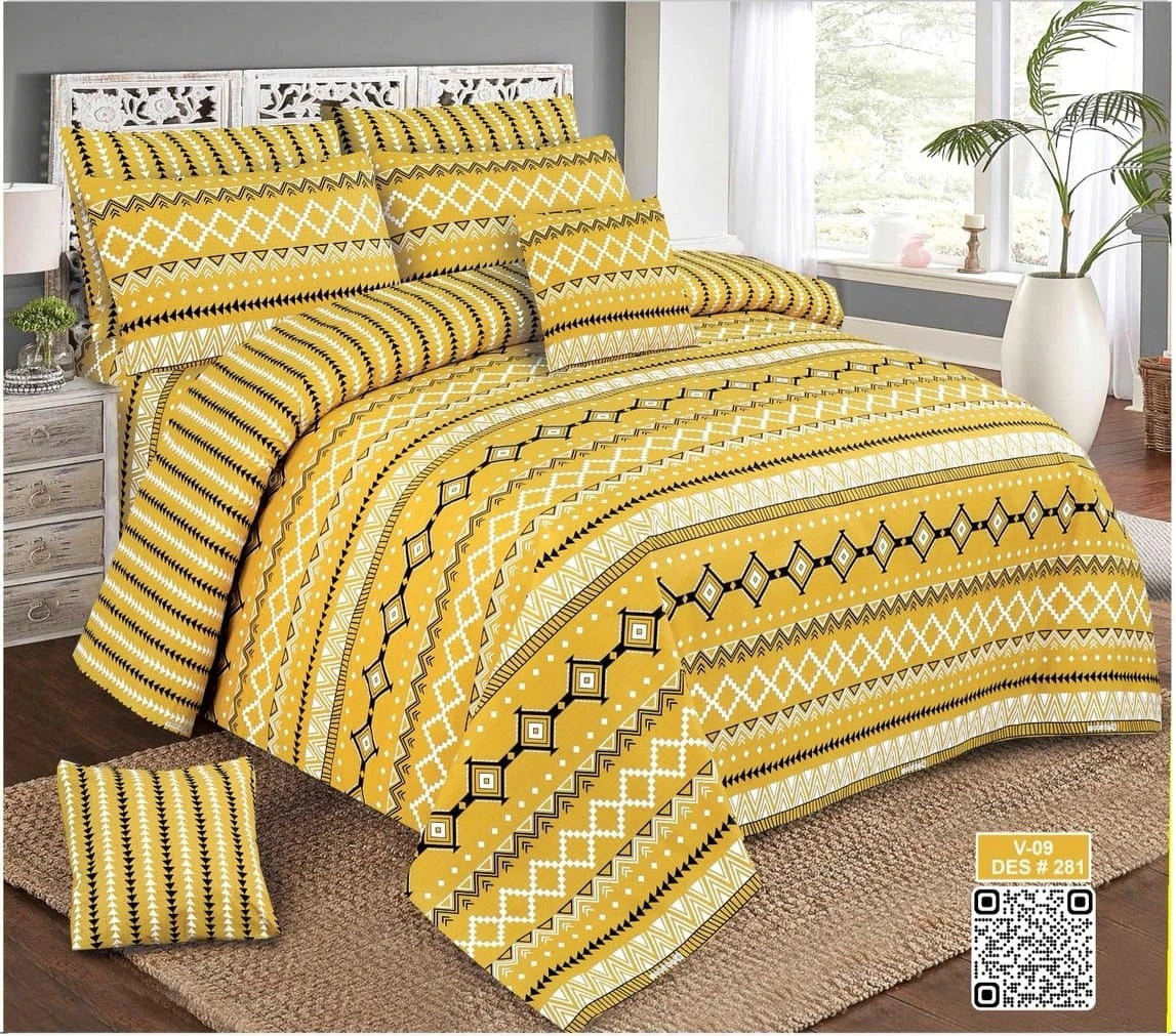 Cotton duvet cover set 8 pcs