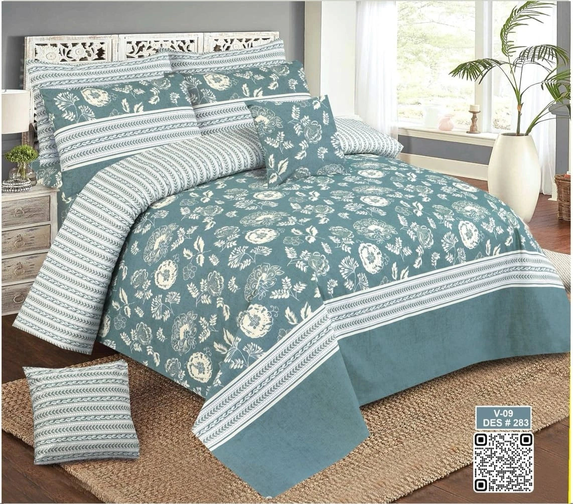 Cotton duvet cover set 8 pcs