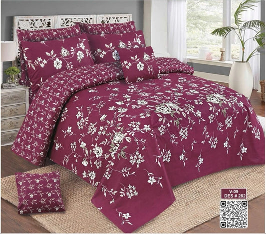 Cotton duvet cover set 8 pcs
