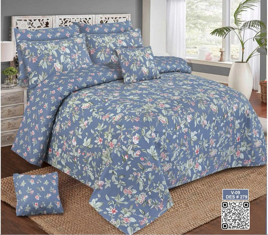 Cotton duvet cover set 8 pcs