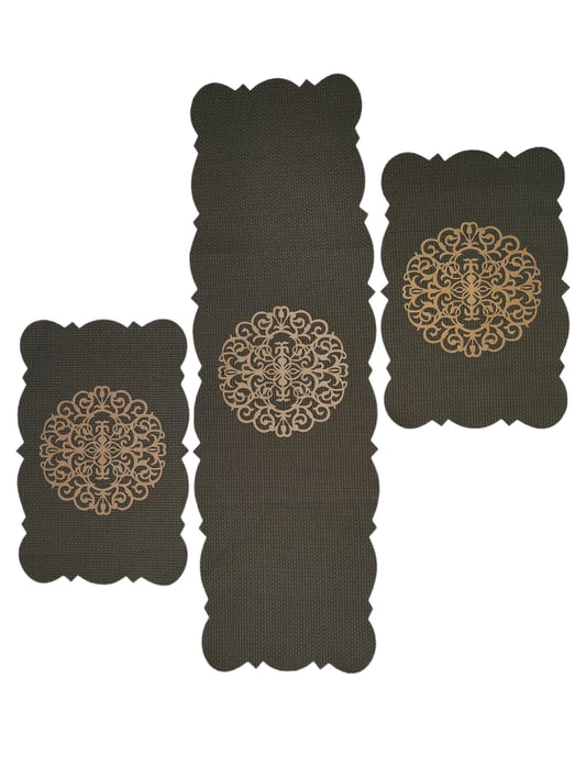 Jute Table Runner 3pcs set