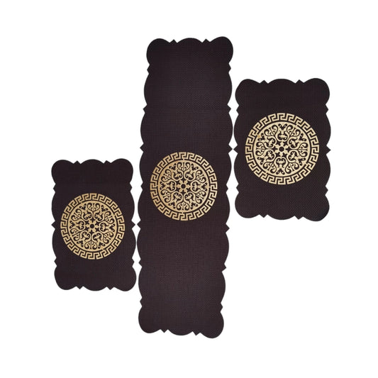 Jute Table Runner 3pcs set