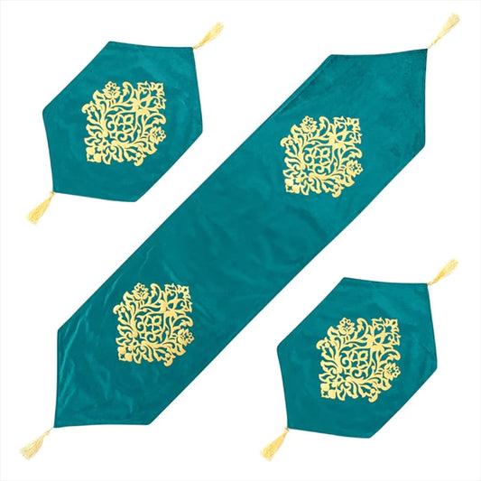 Velvet & Silk Table Runner 3pcs set