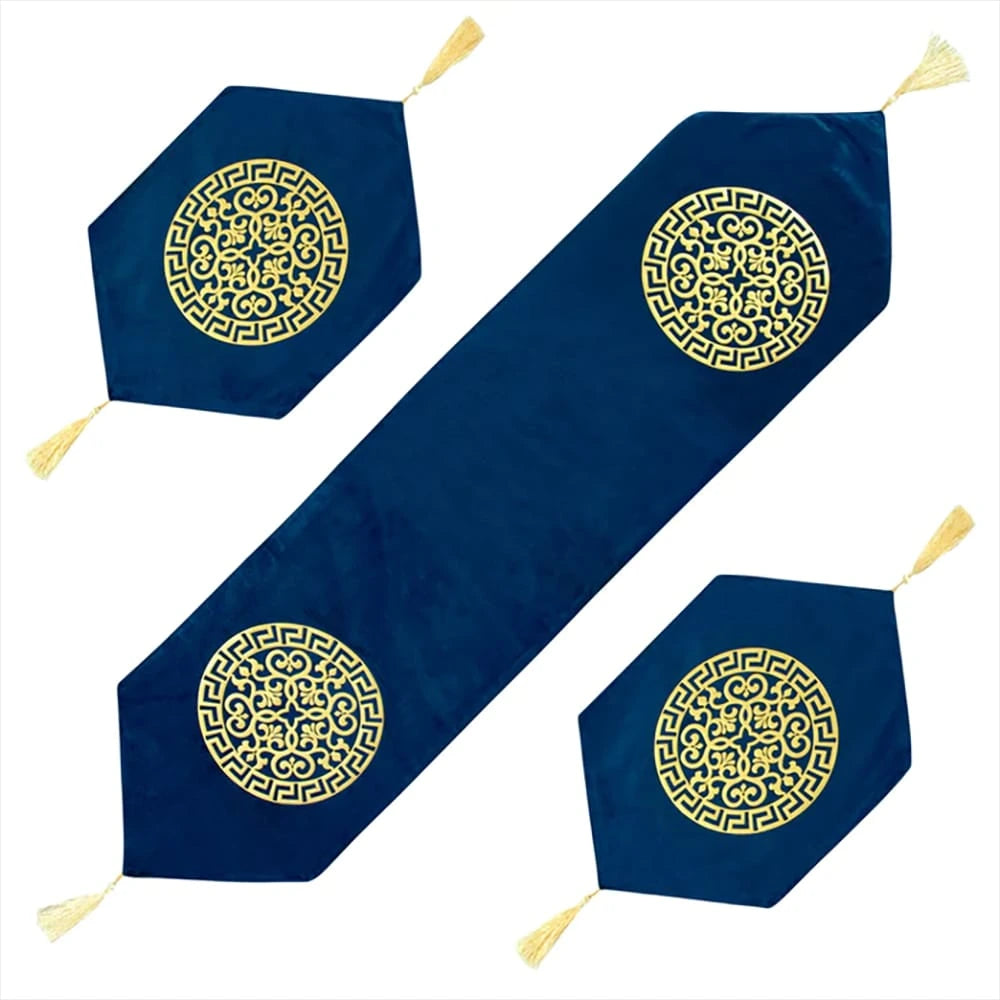 Velvet & Silk Table Runner 3pcs set