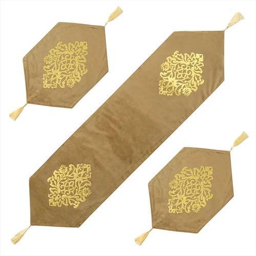 Velvet & Silk Table Runner 3pcs set