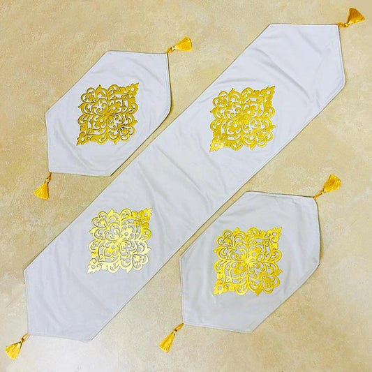 Velvet & Silk Table Runner 3pcs set