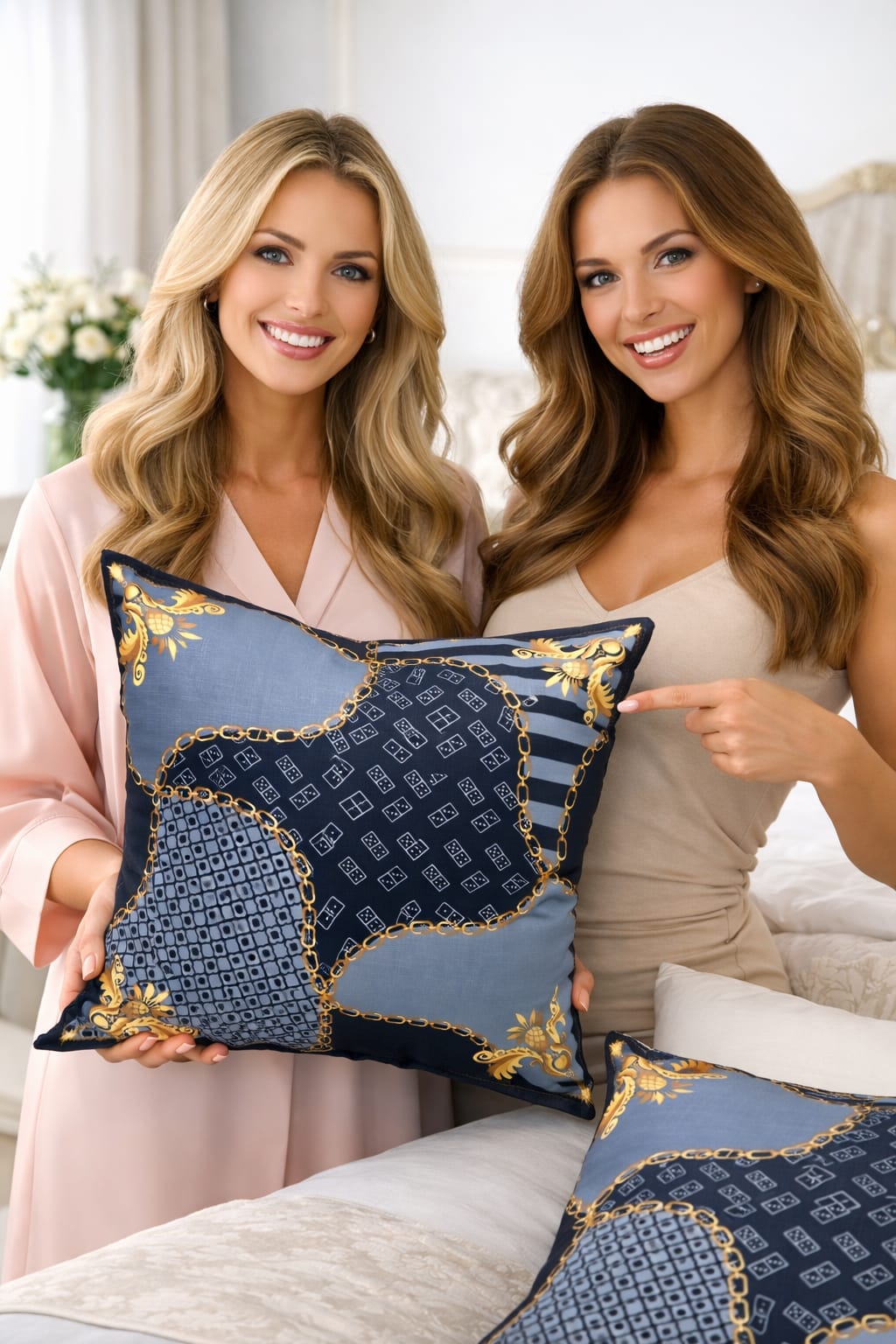 Digital Print Canvas Cushion Covers, 3D Print Canvas Cushion Covers - 15 designs Pack of 2 ( Size 16*16 )