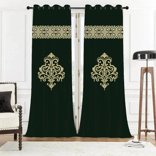 Velvet Curtain 2 PC's