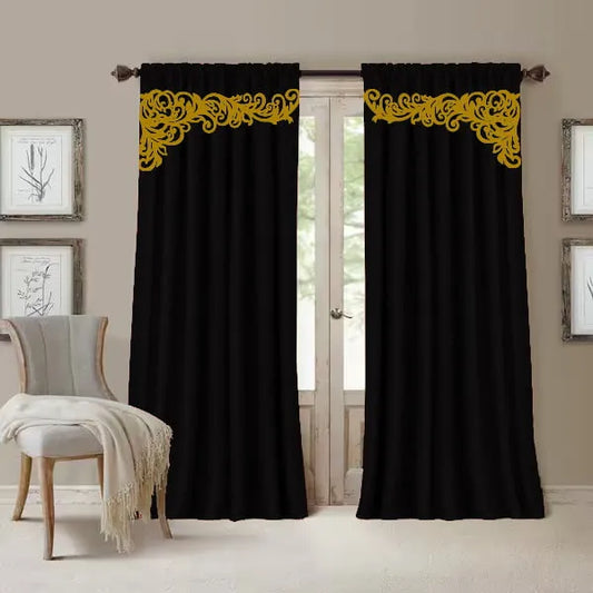 Velvet Curtain 2 PC's