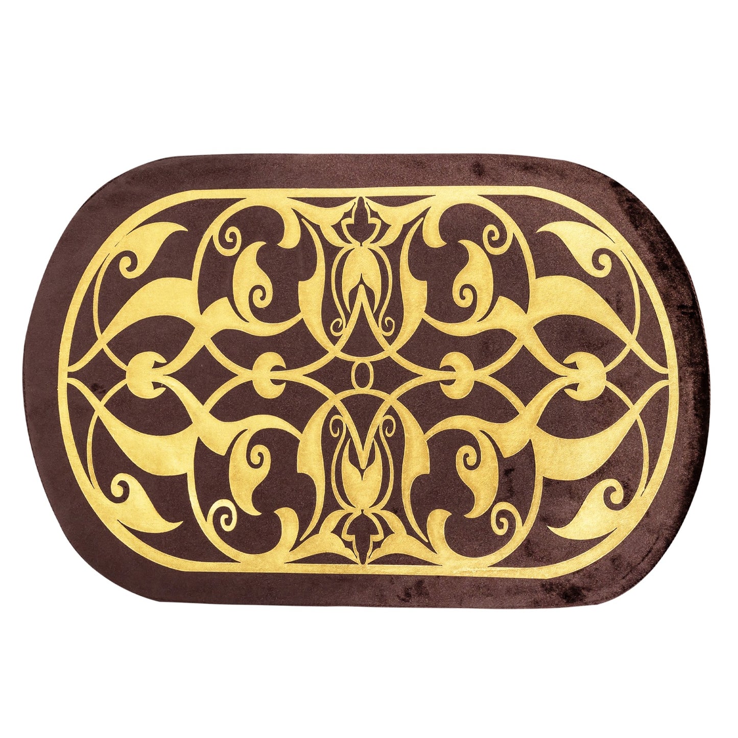 Brown Diamonds Luxe Table Set velvet