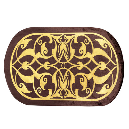 Brown Diamonds Luxe Table Set velvet