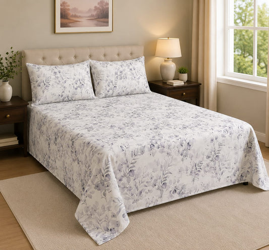100% Export Quality Cotton Printed Bedsheet Set