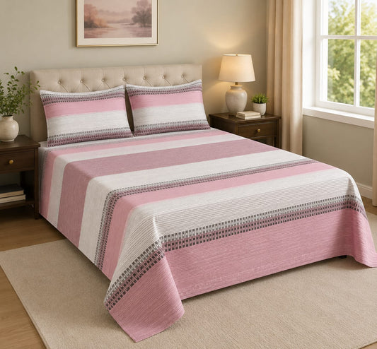 100% Export Quality Cotton Printed Bedsheet Set